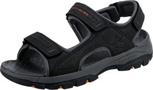 Skechers Men's Black Open Toe Water Sandals
