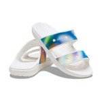 Tie Dye Two-Strap Crocs Sandals for Everyone