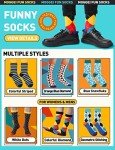 Colorful Fun Socks for Everyone - 12 Pairs