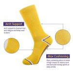 Men’s 6 Pack Colorful Athletic Crew Socks