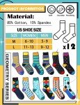 Colorful Fun Socks for Everyone - 12 Pairs