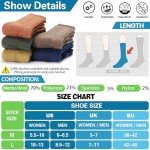 Colorful Merino Wool Hiking Socks – 5 Pairs