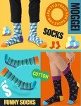 Colorful Fun Socks for Everyone - 12 Pairs