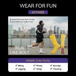 Men’s 6 Pack Colorful Athletic Crew Socks