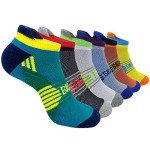 Colorful Cushioned Men's Ankle Socks - 6 Pairs
