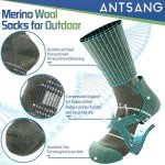 Colorful Merino Wool Hiking Socks – 5 Pairs
