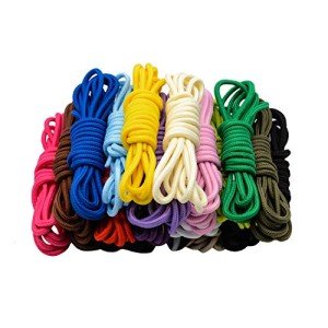 Colorful 5mm Round Shoelaces - 20 Pairs