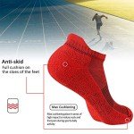 Colorful Low-Cut Padded Men's Sports Socks - 6 Pack