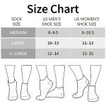 Colorful Cushioned Men's Ankle Socks - 6 Pairs