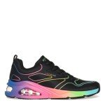 Skechers Women's Rainbow Roads Sneakers - Black Multi