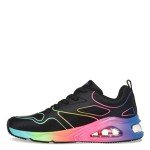 Skechers Women's Rainbow Roads Sneakers - Black Multi