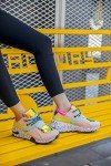 Lucky Step Women's Colorful Hiking Jogger Sneakers