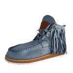 Colorful Boho Fringe Ankle Booties for Women