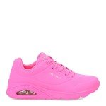 Skechers Women's Hot Pink Uno-Stand Sneakers