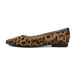 FunkyMonkey Women's Leopard Print Ballet Flats