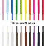 Colorful 5mm Round Shoelaces - 20 Pairs
