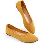 Colorful Women's Mesh Pointed-Toe Flats - Yellow