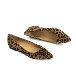 FunkyMonkey Women's Leopard Print Ballet Flats