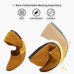 Colorful Women's Mesh Pointed-Toe Flats - Yellow