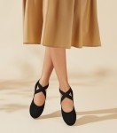 Colorful Women's Round Toe Ankle Strap Flats