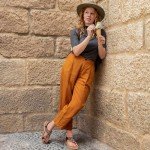 Colorful Bohemian Flat Sandals with Ankle Strap