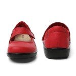 Colorful Women's Red Mary Jane Casual Flats
