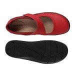 Colorful Women's Red Mary Jane Casual Flats