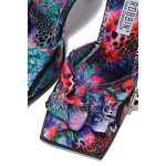 Colorful Cape Robbin Iliana Stiletto Mules - Size 7.5