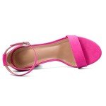 Colorful Women's Chunky Block Heel Sandals