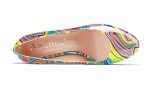 Aachcol Women's Rainbow Stiletto Mid Heel Pumps
