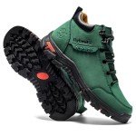 Colorful Men's Casual Chukka Ankle Boots - Green