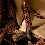 Leopard Print Chunky Platform Heels for Women