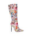 Colorful Cape Robbin Knee High Tassel Boots
