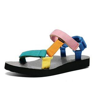 Muboliy Women's Colorful Arch Support Water Sandals