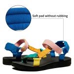 Muboliy Women's Colorful Arch Support Water Sandals