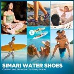 Colorful SIMARI Quick-Dry Aqua Shoes for All