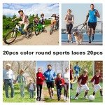 Colorful 5mm Round Shoelaces - 20 Pairs