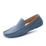 Navy Casual Slip-On Loafers for Men