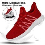 Comfortable Red Slip-On Running Shoes for Men