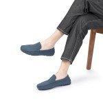 Navy Casual Slip-On Loafers for Men