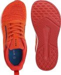 Men's Breathable Orange Wide Toe Box Running Shoes