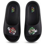 Colorful Nintendo Mario Slide Sandals for Men