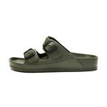 FUNKYMONKEY Men’s Colorful Double Buckle Slides