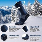 Colorful Men's Athletic Crew Socks - 5 Pairs