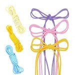 Colorful 5mm Round Shoelaces - 20 Pairs