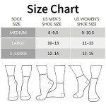 Men's Cotton Quarter Athletic Socks - 6 Pairs