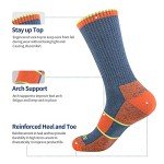 Colorful Men's Athletic Crew Socks - 6 Pack