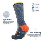 Colorful Men's Athletic Crew Socks - 6 Pack