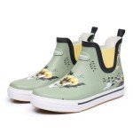 Colorful Unisex Waterproof Ankle Rain Boots