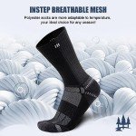 Colorful Men's Athletic Crew Socks - 5 Pairs